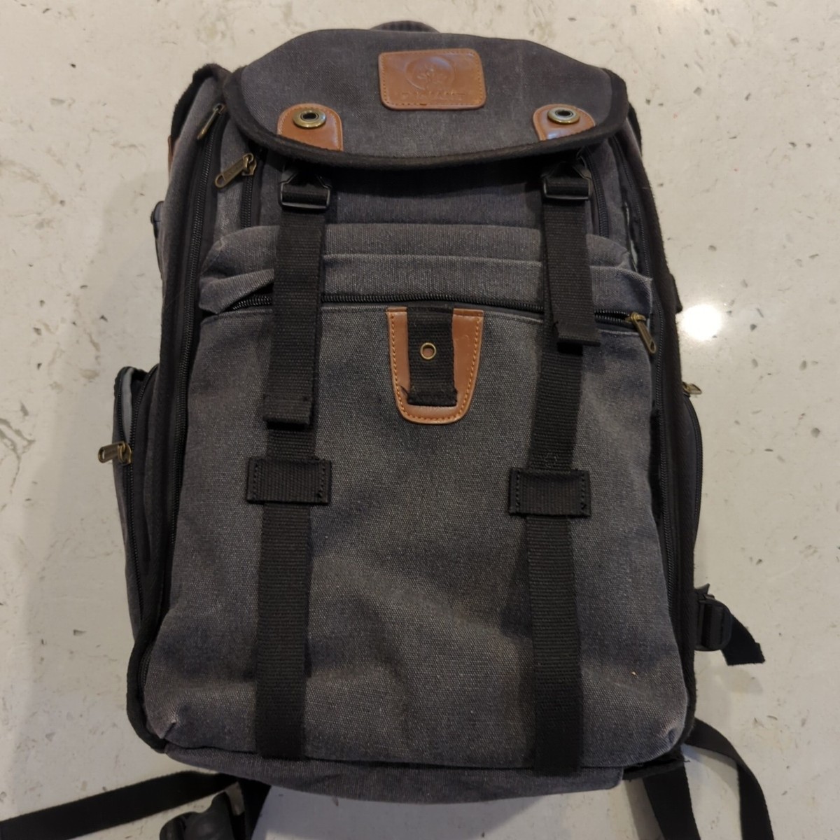 Digiant DSLR Camera Backpack, 18-inch Canvas Case - Tons of Storage READ