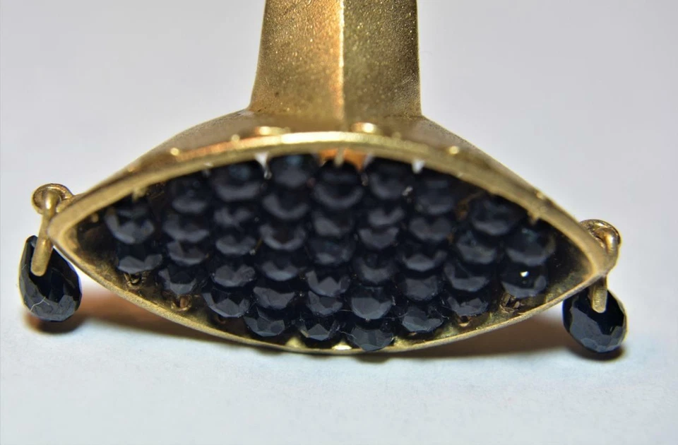 Michael Valitutti Gemme En Vogue Oro Opaco Sterling Spinello Abaco Dangl Anello - Immagine 2 di 4