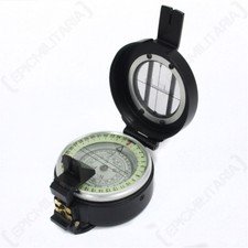 British Lensatic Metal Compass - Hiking Reproduction Camping Navigation