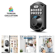 Fingerprint Door Lock - Keyless Entry Door Lock with Keypad - Electronic Keyp...