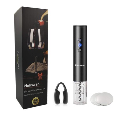 Electric Wine Opener Gift Kit For Wine Lover Cordless Bottle Opener Automatic Co