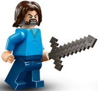 Lego Minecraft Minifigur - Min208 - Steve - Aus 21272