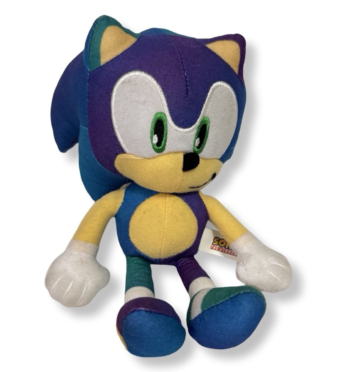 Sonic The Hedgehog Plush 8” SEGA Blue Teal Purple Gradient Toy