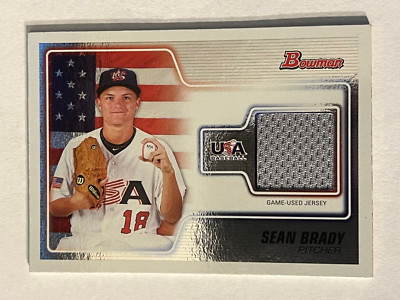 2010 Bowman Draft USA 16U National Team Jersey Relics /949 Sean Brady #USAR-3