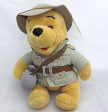 Walt DISNEY World Safari Animal Kingdom POOH Plush NWT 10 inch tall stuffed