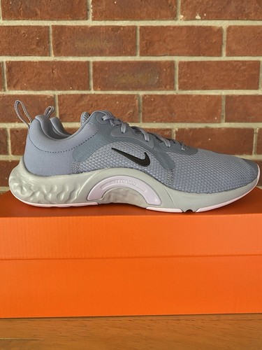 New Nike Renew In Season Trainer Size 6.5 Womens Grey Slate Sneakers NIB Shoes