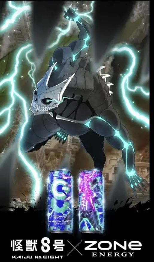 ZONe ENERGY MAX IMPACT Energy Drink x Kaiju No. Eight ZONe ENERGY MAX IMPACT Energy Drink x Kaiju No. Eight