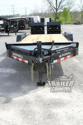#ad #ad NEW 2026 7 X 18 153 14k Heavy Equipment Trailer Spring Assist Ramps 8quot; I Beam $6895.00
