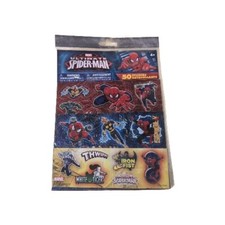 2012 Marvel Ultimate Spider-Man Sealed Pack Of 50 Stickers Autocollants