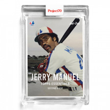 2021 TOPPS PROJECT70 #102 Jerry Manuel by Don C.