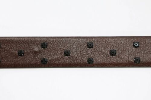 NWT$1095 Brunello Cucinelli 100%Leather Belt W/Dazzling Swarovski CrystalsM A191 - Picture 4 of 8