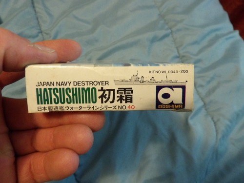 HATSUSHIMO~1/700~Japan Navy Destroyer~WaterLineSeries #40~Aoshima~Borsa nuova sigillata - Foto 2 di 3