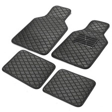 Blackbeige Car Truck Suv Floor Mats Pu Leather All Weather Protection Accessory Blackbeige Car Truck Suv Floor Mats Pu Leather All Weather Protection Accessory