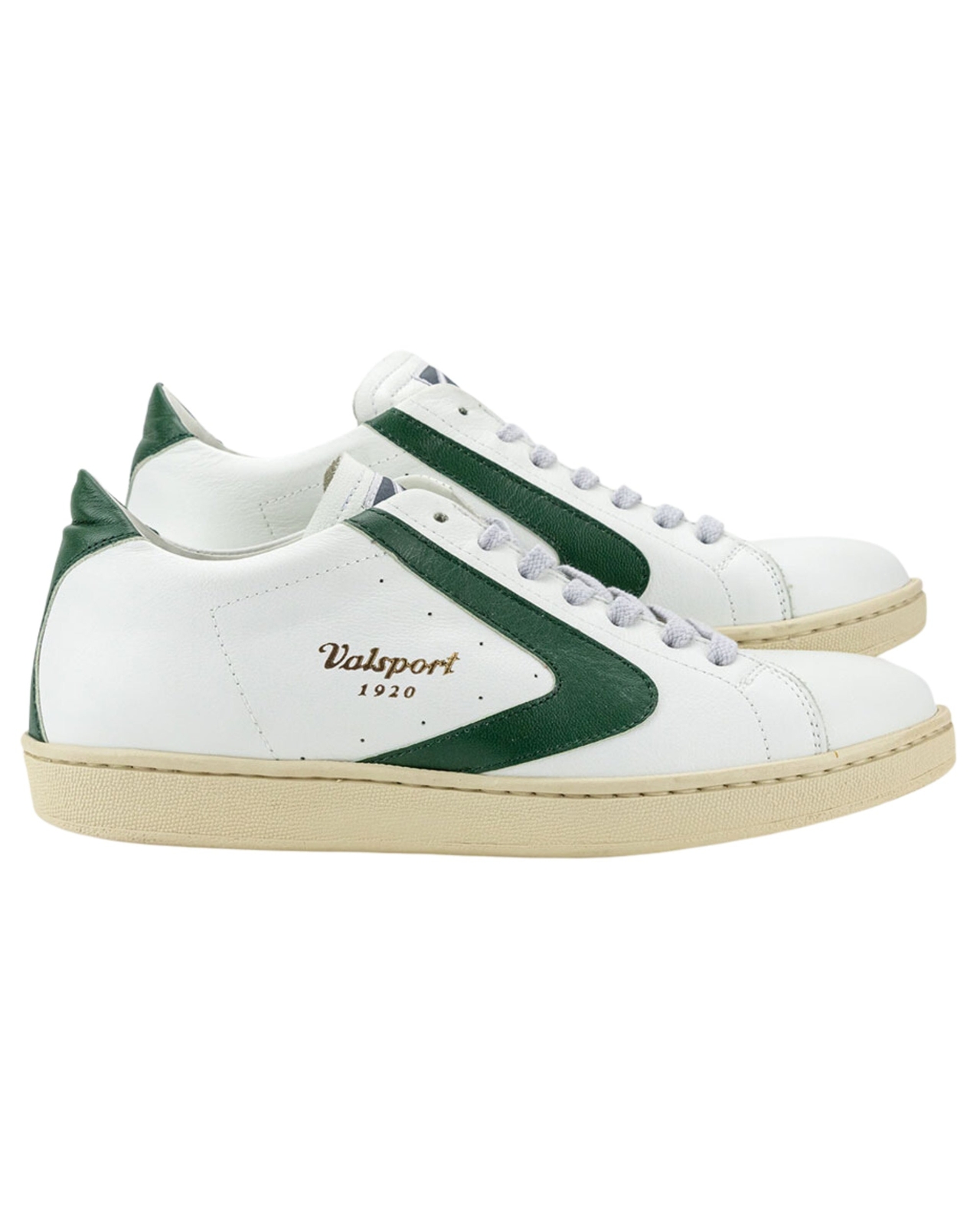 Scarpe Valsport Tournament Sneakers Uomo Pelle Bianco/Verde
