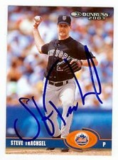 Steve Trachsel autographed baseball card (New York Mets) 2001 Donruss #344