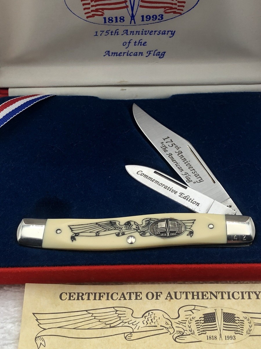 Schrade Cutlery 175th Anniversary Of The American Flag 1818-1993