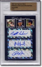 Brett ANDERSON * JAKE ARRIETA * * Jarrod Parker Autograph Rookie Auto BGS #/5
