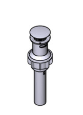 Moen Chrome 186478 Push Down Drain Service Kit USE WITH Brushed Nickel Style