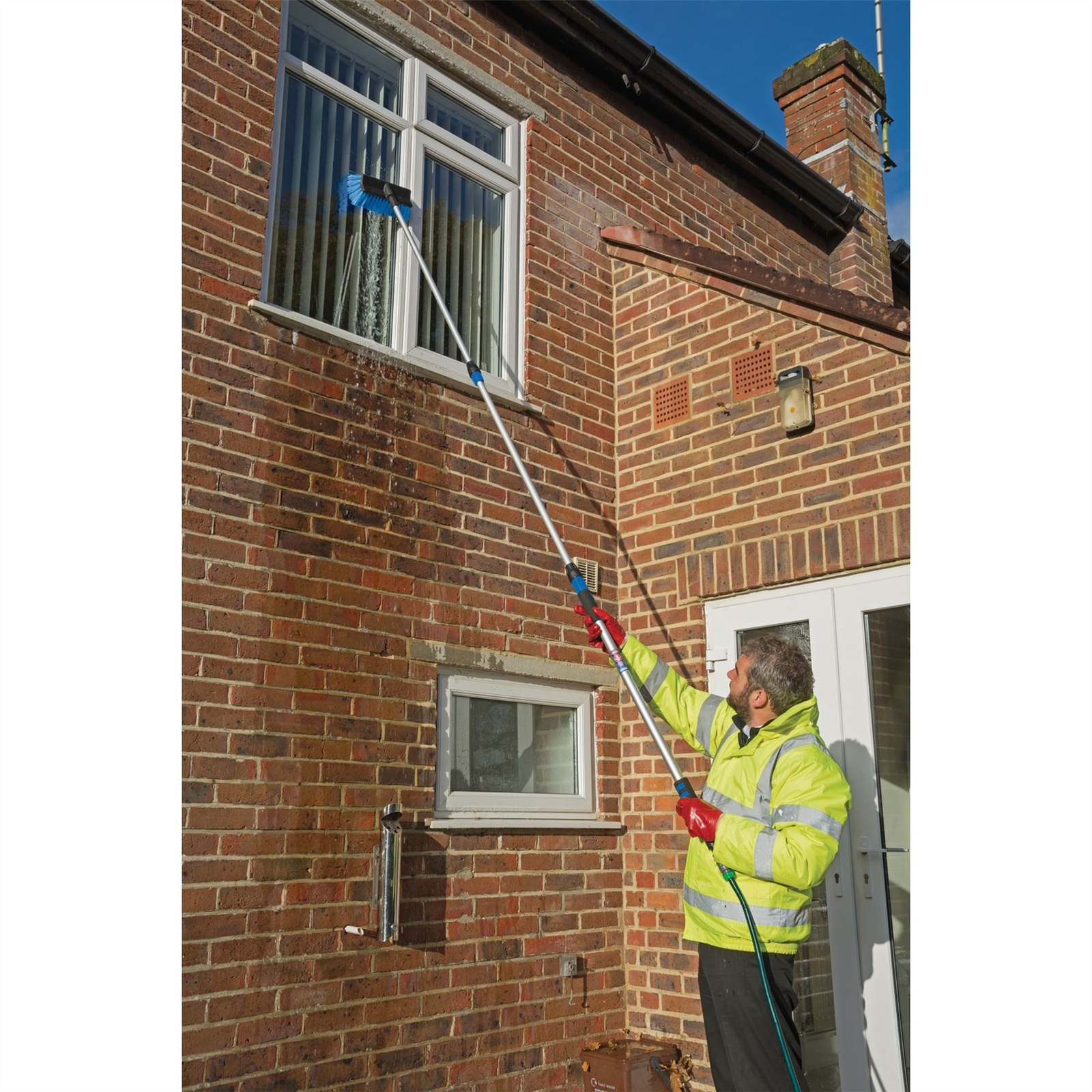 Draper 3m Telescopic Extending Water Fed Brush Car Caravan Window Cleaning 85068 eBay