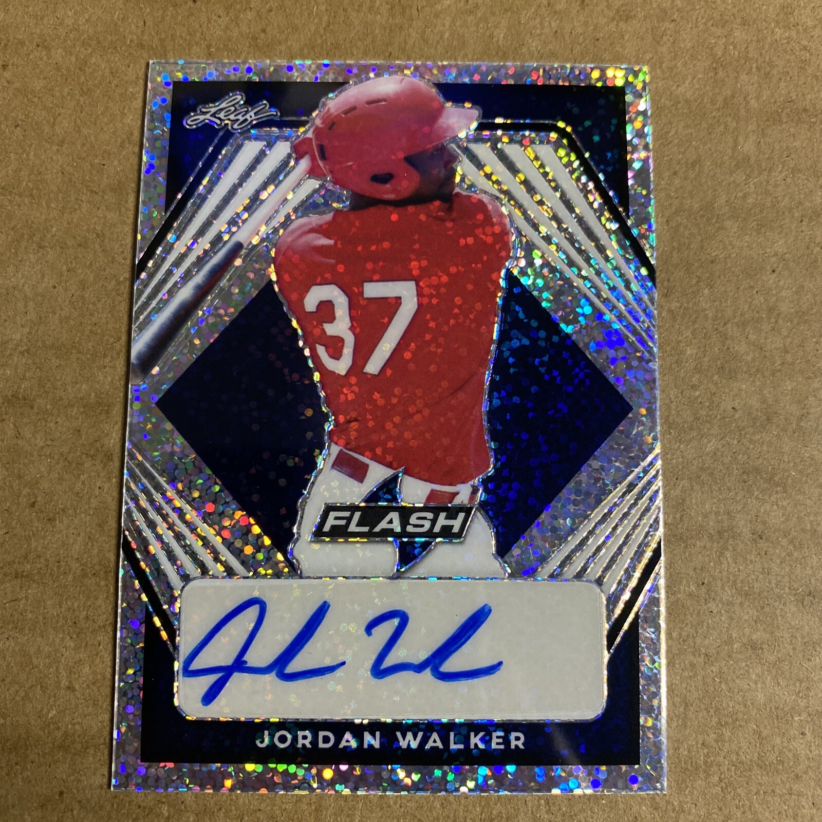 2021 Leaf Flash Navy Jordan Walker ROOKIE Auto 6/99 AA