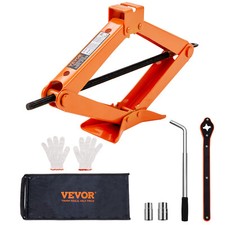 Vevor Scissor Jack 2.5 Ton 5512lbs Steel Scissor Car Lift Jack Kit Wlug Wrench