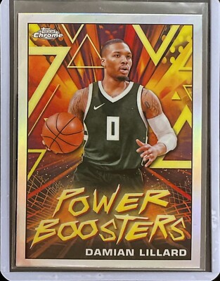 Damian Lillard - 2024 Topps Chrome - Power Boosters #PB-14