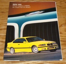 Original 1995 BMW Full Line Foldout Sales Brochure Large Poster 3 5 7 8 Series