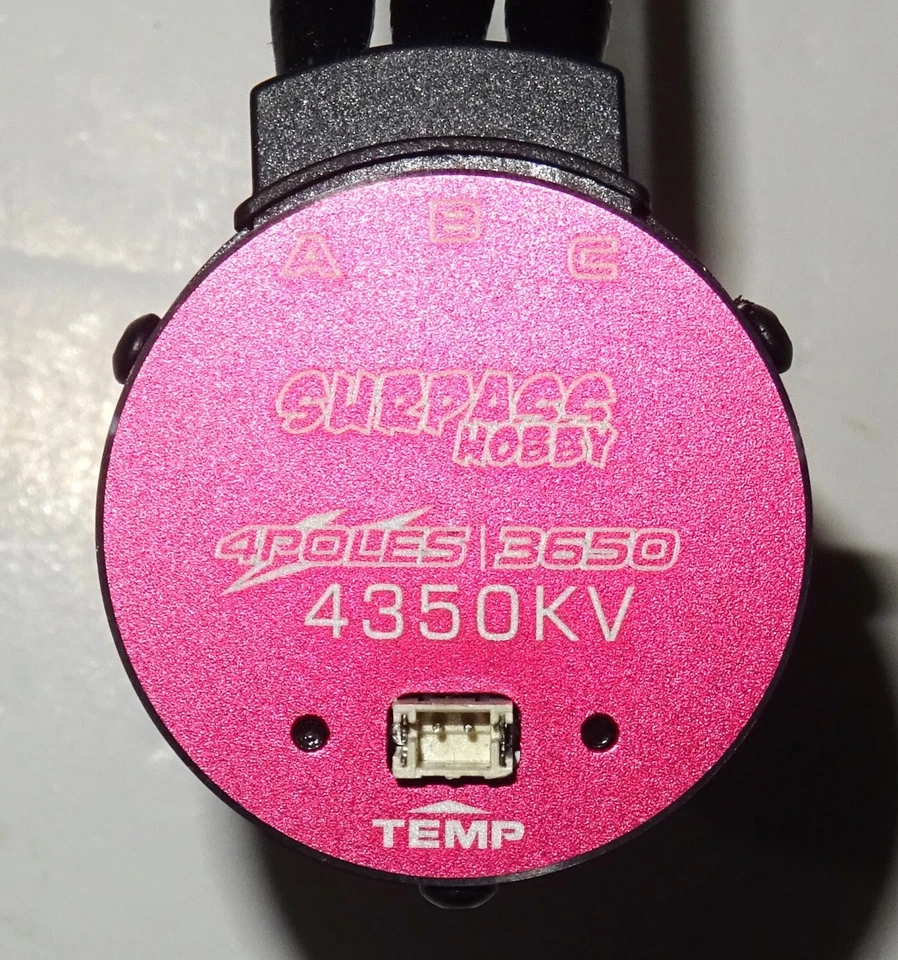 Brushless Motor for RC Cars 4350KV 3650 4 Pole Rocket RC Temp Sensor UK Seller - Image 4 of 4