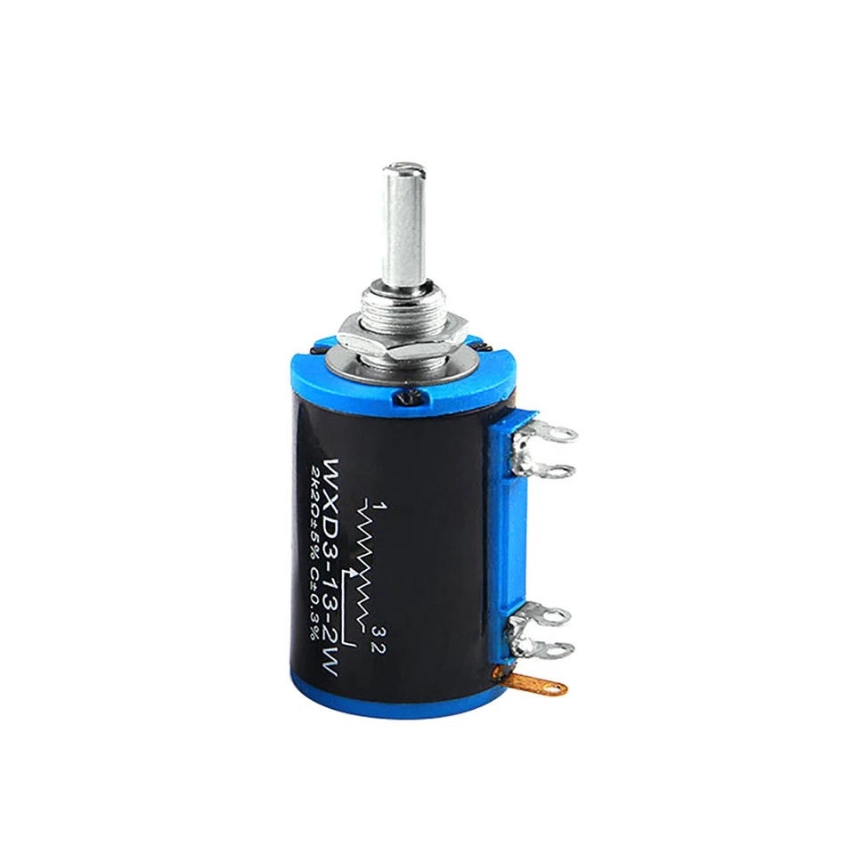 WXD3-13-2W 10 Turn Potentiometer Wirewound Variable Precision Multi-Turn POT - Image 3 of 4