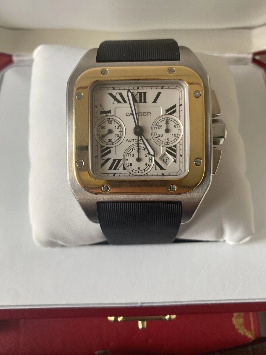 Cartier Santos White Men s Watch 2740