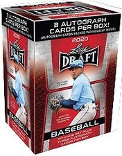 MLB 2020 Leaf Baseball Draft Trading Card HOBBY BLASTER Box [3 Autographs! Red]