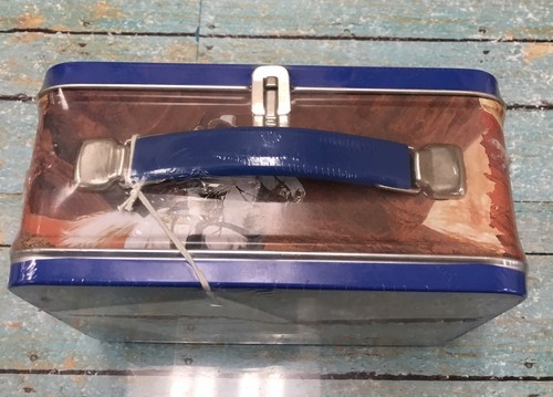 The Lone Ranger - Mini Lunchbox Metal Tin 1998 Hallmark Cowboy Western Box, New - Picture 6 of 9