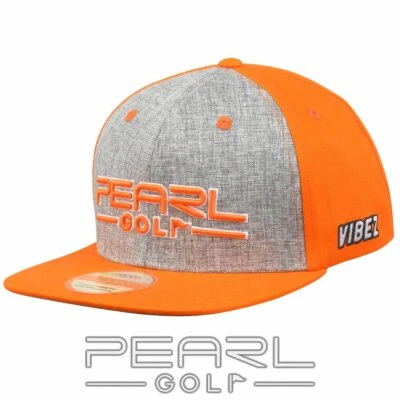 PEARLGOLF BASECAP - VIBEZ - ORANGE - GOLFCAP - NEU