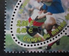 Timbre neuf ** Rugby 1999 - YT 3280 - Sans le F - Voir photos