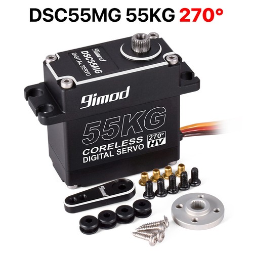9imod 55kg Coreless Servo High Torque Metal Gear Magnetsensor für 1/8 RC Auto - Bild 15 von 15