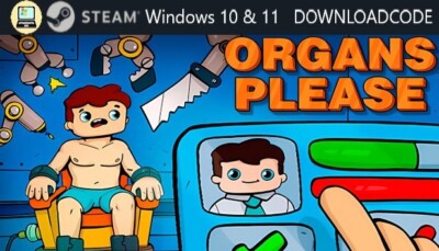 NEU PC Computer Spiel Organs Please für Windows 10 11 STEAM Download Code Key