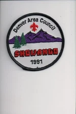 1991 Denver Area Council Showando patch