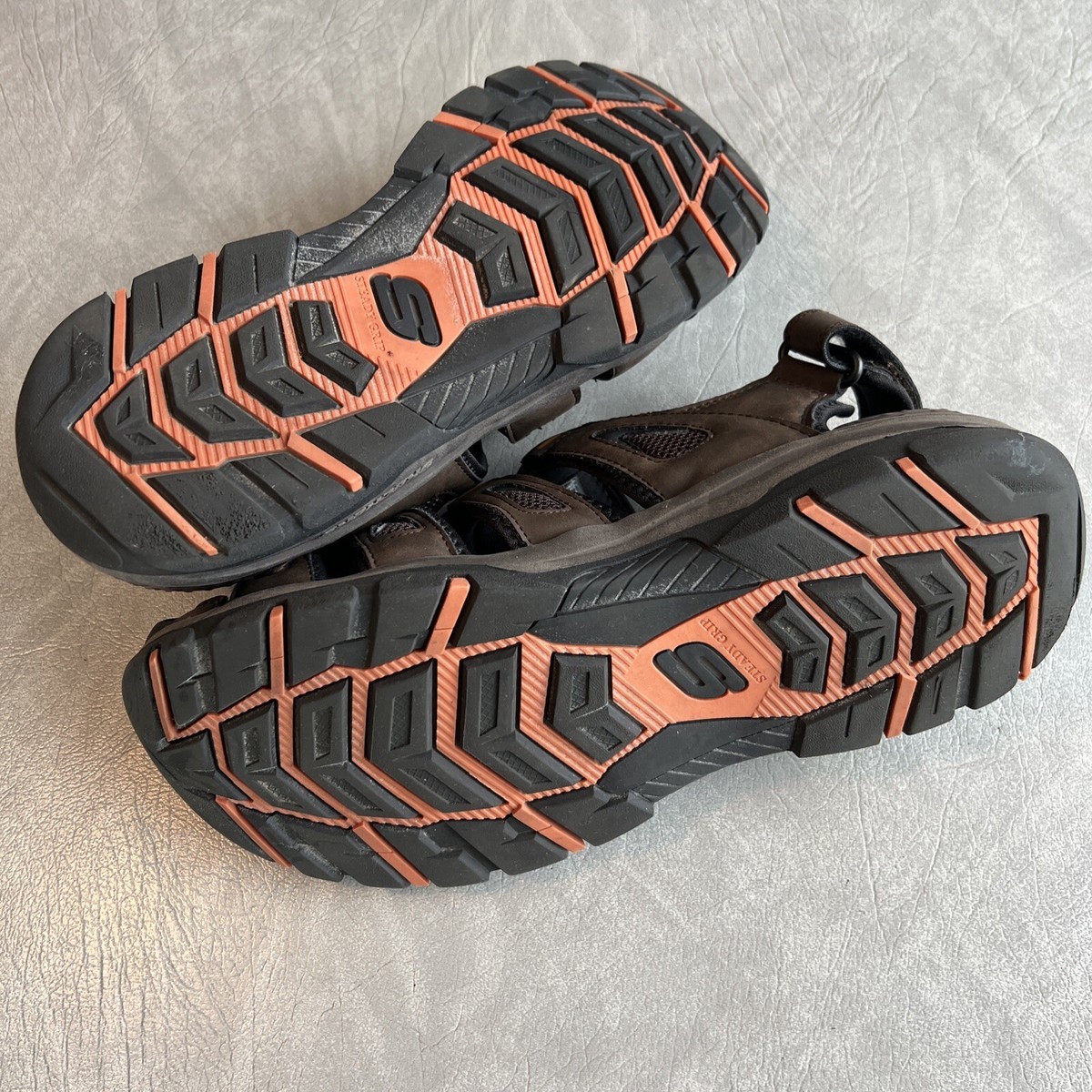 Skechers Men's Tresman Outseen Fisherman Sandal Sz 12 Choc 204111
