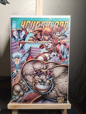 YOUNGBLOOD 2 VOL.2 SIGNED BY ROB LIEFELD  . 1995 .