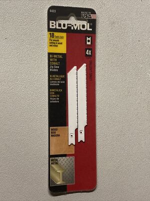 Disston 6423 Blu-Mol Xtreme 3 In. 18 Tpi Metal Cutting Bi-Metal Fit-Al Jig Saw