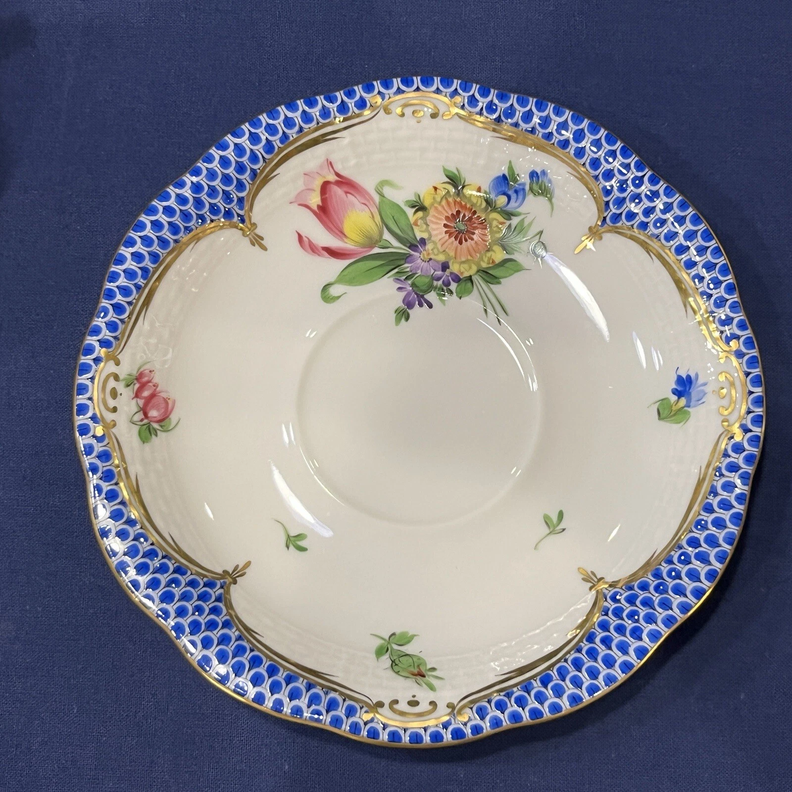 Herend Printemps Cup & Saucer - Thumbnail 5