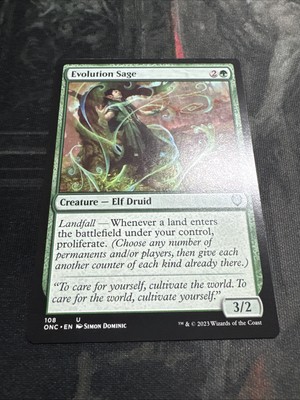 Evolution Sage Commander: Phyrexia: All Will Be One Uncommon 108 Mint