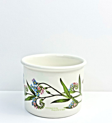 Portmeirion Botanic Garden Forget-Me-Not Souffle Casserole Baking Dish England