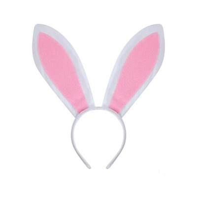 Eye Catching Rabbit Cotume Headband Tail Halloween Rabbit Cosplay Accessory