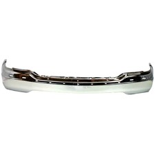 1-piece Front Bumper For Gmc Sierra 1500 1999-2002 Chrome Replaces 15758072-pfm