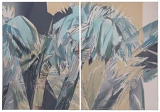 Robert Boreman, Abstract Diptych, Set of Two Monoprint Lithographs on Arches, si