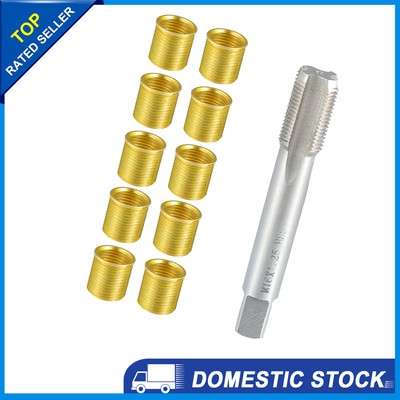 Universal Spark Plug Thread Repair Tools M14x1.25 Inner Inserts and M16x1.25 Tap