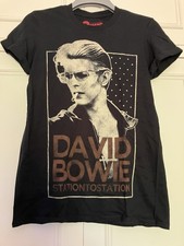 Classic David Bowie Station To Station T-Shirt - New - The Coolest Dude - UK S