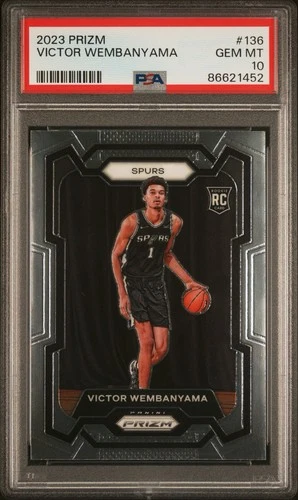 2023-24 Panini Prizm - Victor Wembanyama #136 (RC) PSA 10