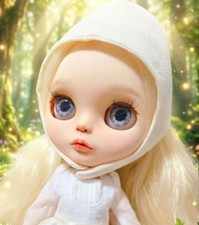 Icy Custom Doll Fluffy Curly Hair Eye Change Handmade Fashion Doll with Outfit